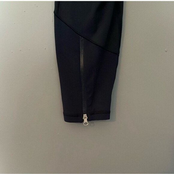 Lululemon Blue Leggings Zipper Detail Women's Size 6 Yoga Fitness Pants - Picture 4 of 6